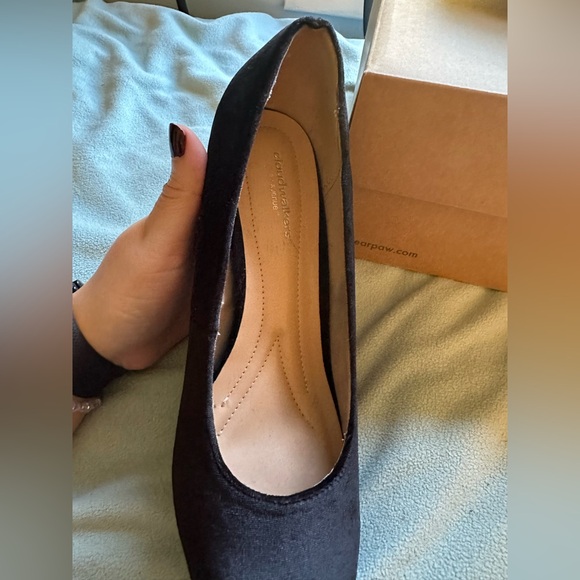 Cloudwalkers Velour Heels size 8W - Picture 4 of 4